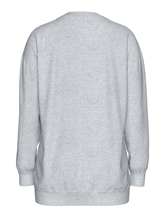 Selected Femme SlfGia Yrsa LS Crew Neck Sweat Light Grey Melange